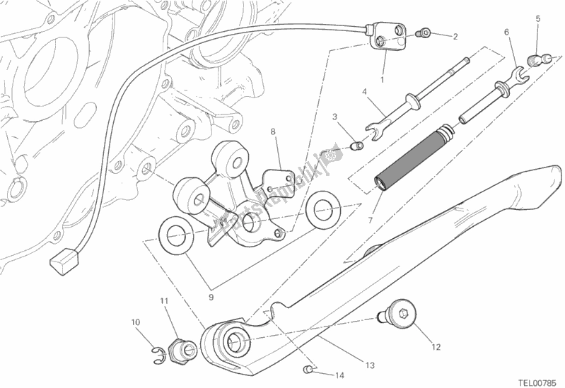 Todas as partes de Ficar do Ducati Superbike 1299 ABS 2015